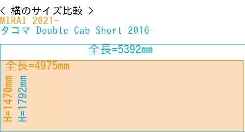#MIRAI 2021- + タコマ Double Cab Short 2016-